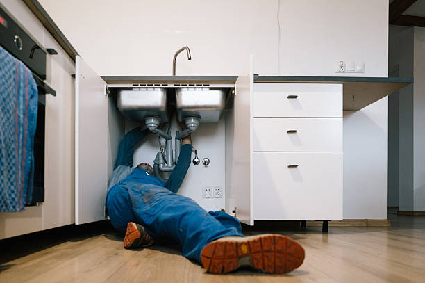 Professional Drain Cleaning technician working in Goshen, VA